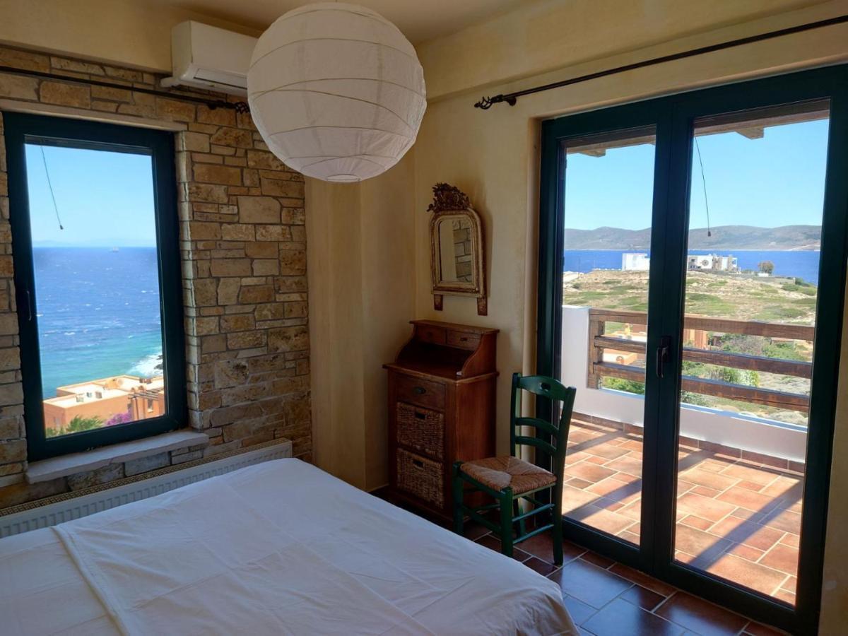 Big Blue Villa Sounion Bagian luar foto