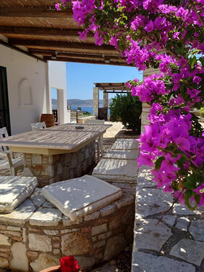 Big Blue Villa Sounion Bagian luar foto