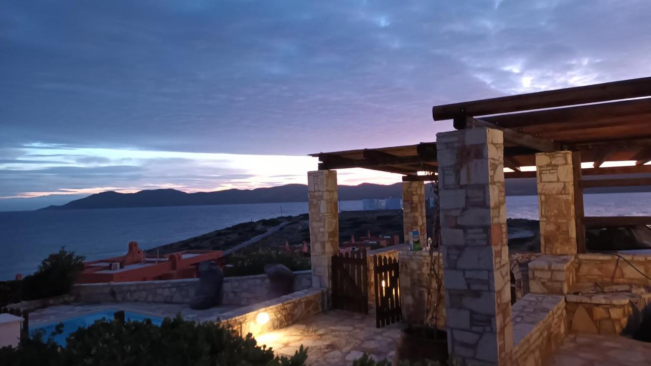 Big Blue Villa Sounion Bagian luar foto