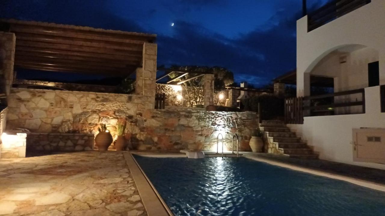Big Blue Villa Sounion Bagian luar foto